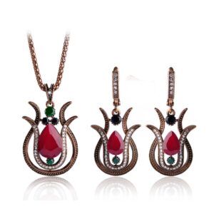 Alloy earrings necklace set