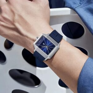 Rectangular-plate Mens And Womens Watches